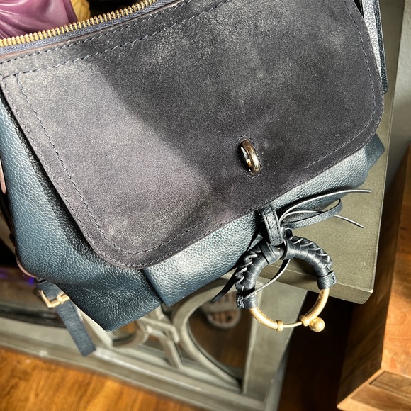 See by Chloe Joan small bag in Dark Navy Blue - Picture 3 of 9